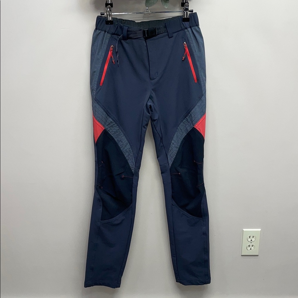 Columbia Sportswear Company Omni Shade Hiking Pants Articulated Knees Belted M